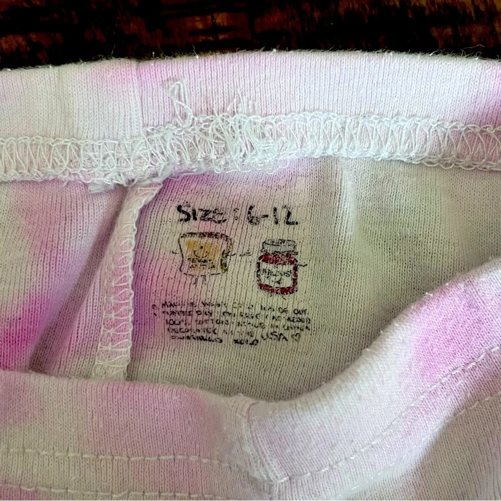 Baby Girl Tie Dye Silver Glitter Stars Designer Outfit - Picture 5 of 7